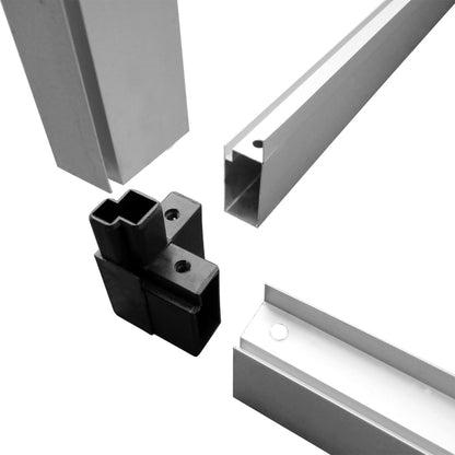Gewächshaus Aluminium 362x190x195 cm 13,41 m³ - Pazzar.ch