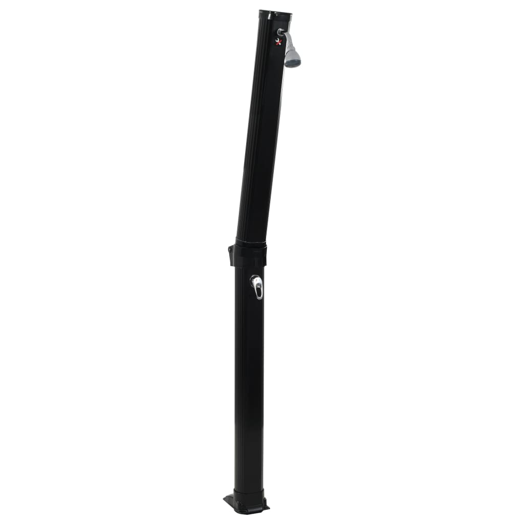 Solardusche Klappbar Schwarz 214 cm 23 L - Pazzar.ch