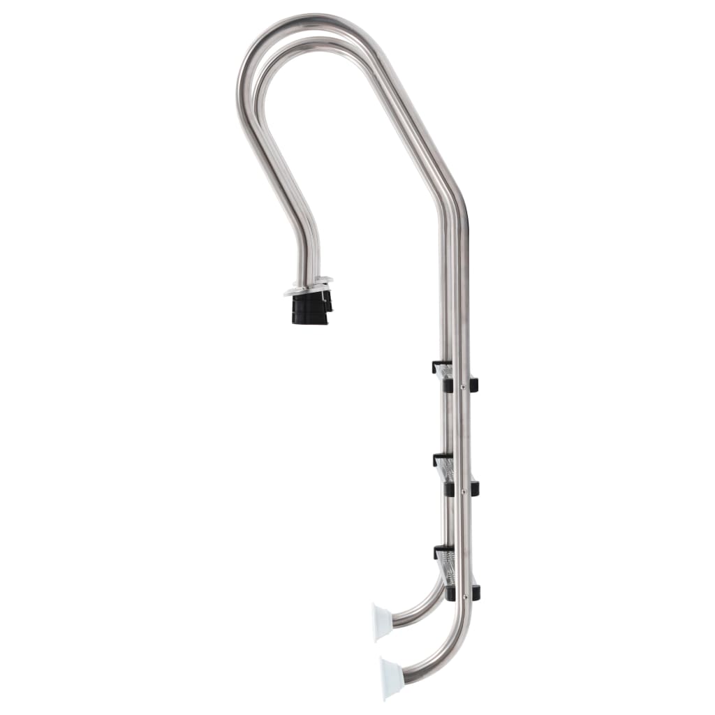 Pool-Leiter 3 Stufen 120 cm Edelstahl 304 - Pazzar.ch