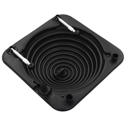 Solar-Poolheizung 75 x 75 x 36 cm HDPE Aluminium - Pazzar.ch