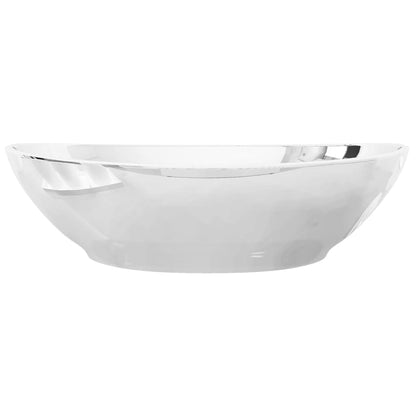 Waschbecken 40 x 33 x 13,5 cm Keramik Silber - Pazzar.ch