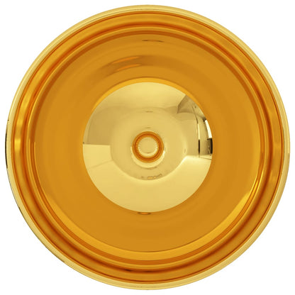 Waschbecken 32,5 x 14 cm Keramik Golden - Pazzar.ch