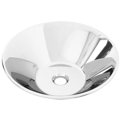 Waschbecken 42 x 14 cm Keramik Silbern - Pazzar.ch