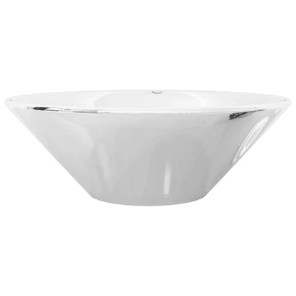 Waschbecken 42 x 14 cm Keramik Silbern - Pazzar.ch