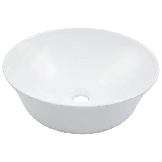 Waschbecken 41 x 12,5 cm Keramik Weiß - Pazzar.ch