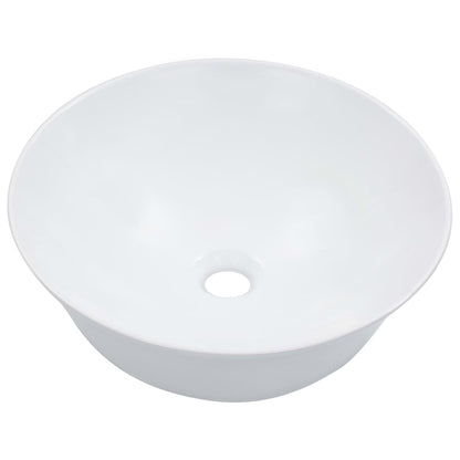 Waschbecken 41 x 12,5 cm Keramik Weiß - Pazzar.ch