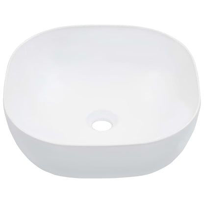 Waschbecken 42,5 x 42,5 x 14,5 cm Keramik Weiß - Pazzar.ch