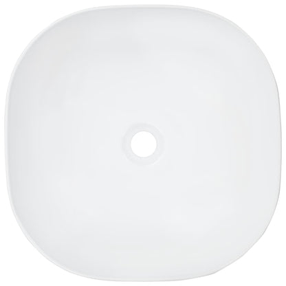 Waschbecken 42,5 x 42,5 x 14,5 cm Keramik Weiß - Pazzar.ch