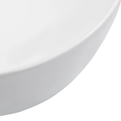 Waschbecken 42,5 x 42,5 x 14,5 cm Keramik Weiß - Pazzar.ch