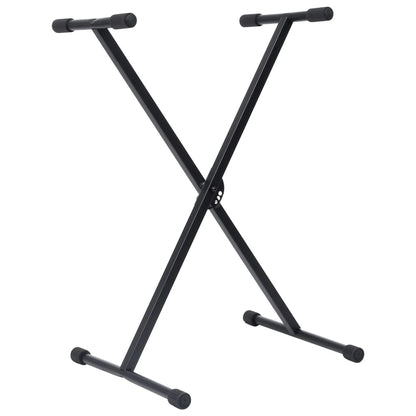 Keyboardständer und Hocker Set Schwarz - Pazzar.ch