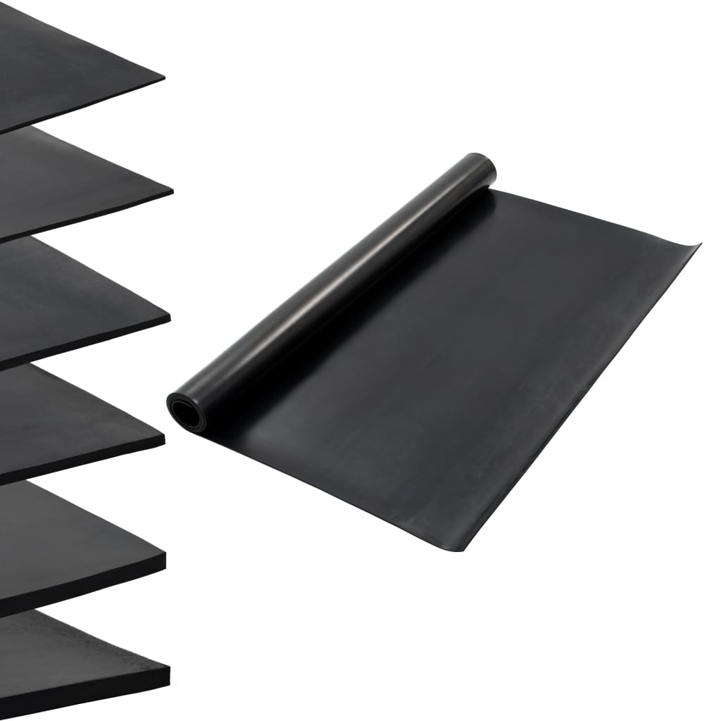 Bodenmatte Rutschfest Gummi 1,2x2 m 4 mm Glatt - Pazzar.ch