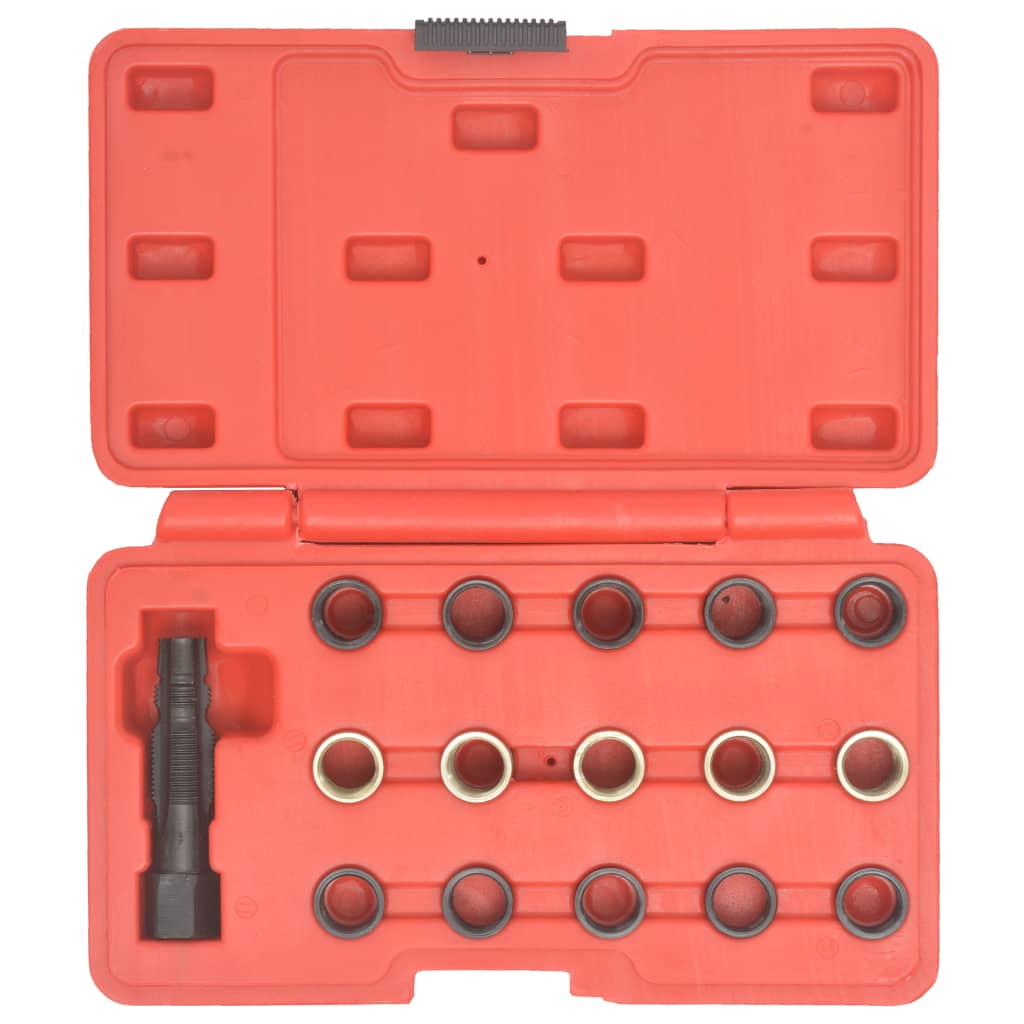 16-tlg. Zündkerzengewinde-Reparatursatz M14×1,25 - Pazzar.ch