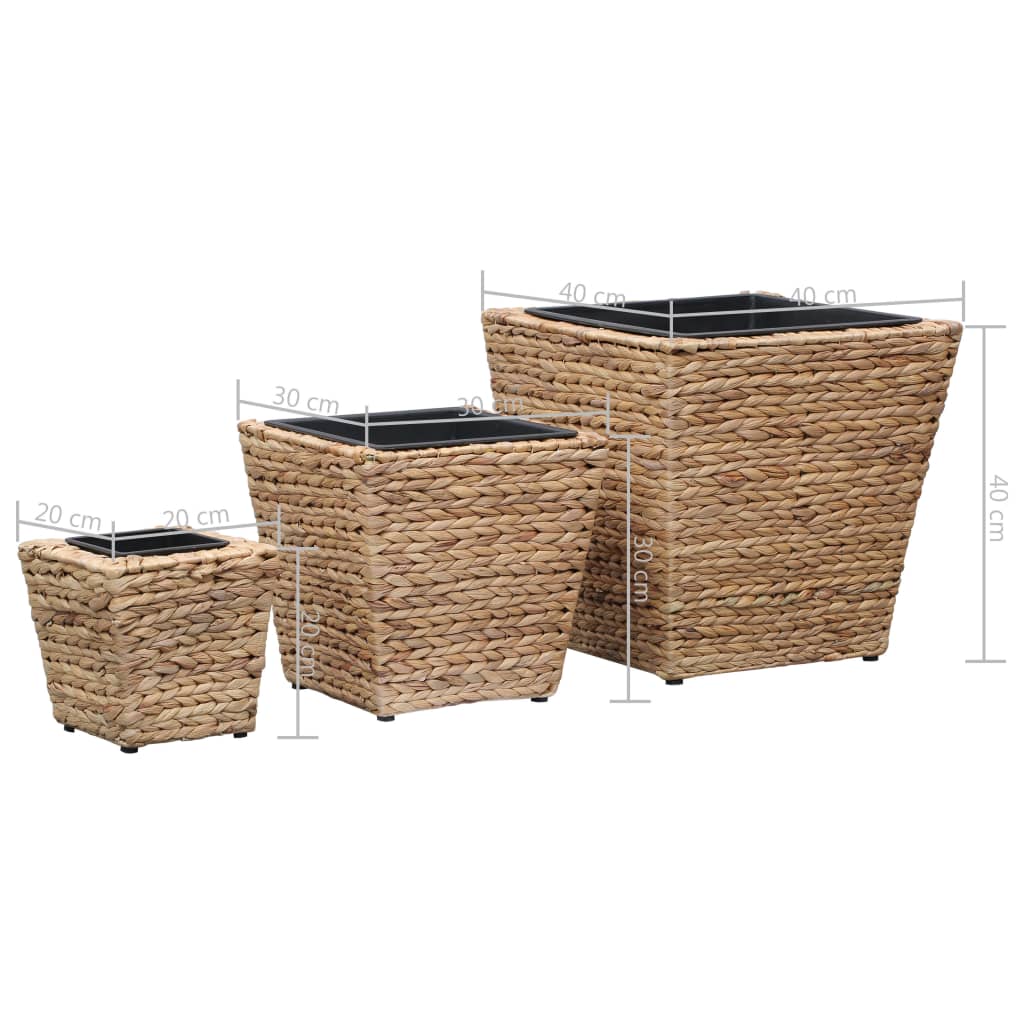 Garten-Hochbeete 3-tlg. Wasserhyazinthe - Pazzar.ch