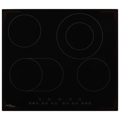 Glaskeramik-Kochfeld mit 4 Platten Touch Control 6600 W - Pazzar.ch