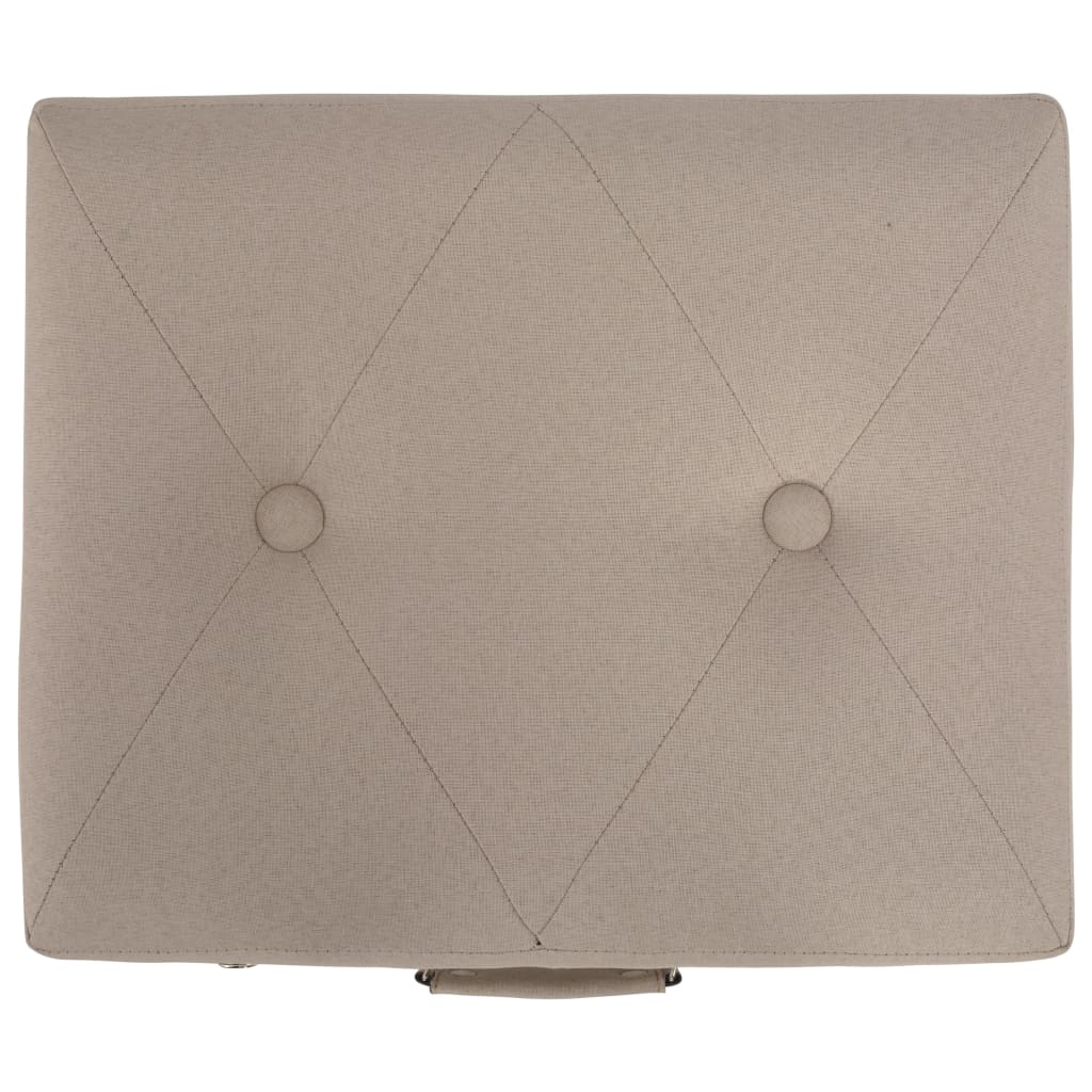 Hocker mit Stauraum 3 Stk. Beige Stoff - Pazzar.ch