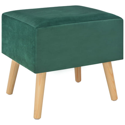 Nachttisch Grün 40 x 35 x 40 Samt - Pazzar.ch