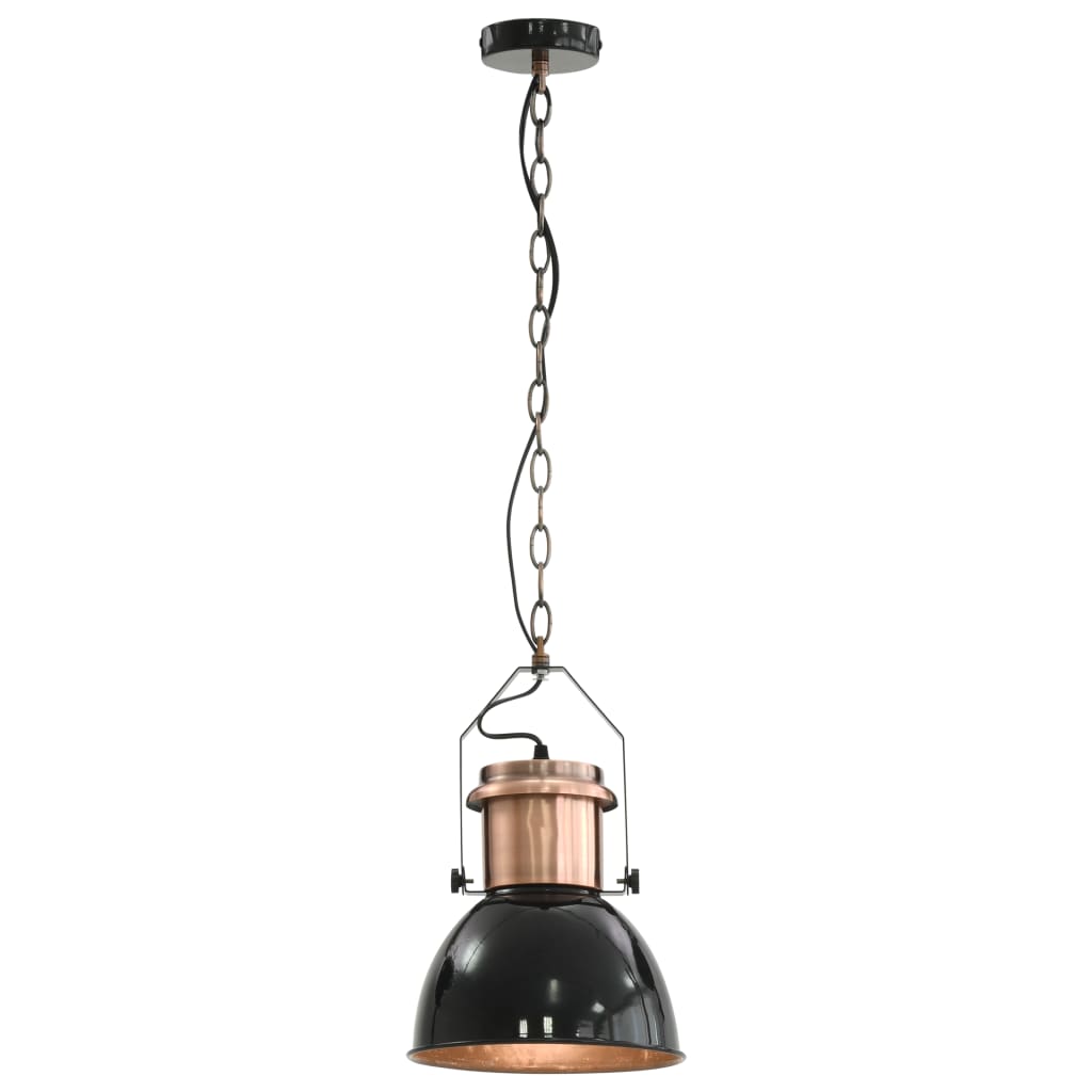 Deckenlampe 2 Stk. Schwarz Rund E27 - Pazzar.ch