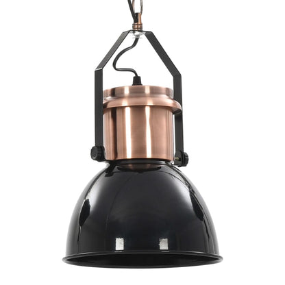 Deckenlampe 2 Stk. Schwarz Rund E27 - Pazzar.ch