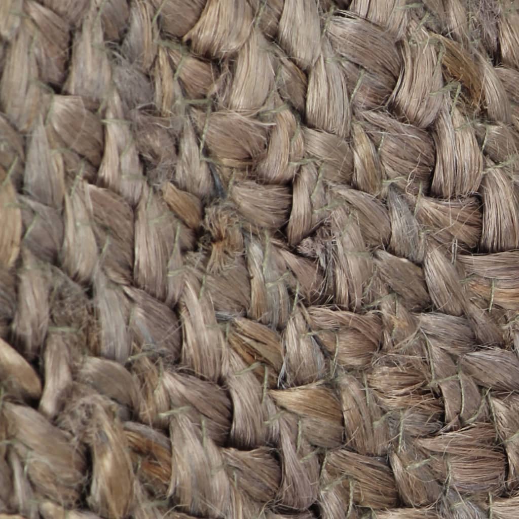 Teppich Handgefertigt Jute Rund 150 cm Grau - Pazzar.ch