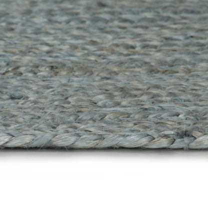 Teppich Handgefertigt Jute Rund 120 cm Olivgrün - Pazzar.ch