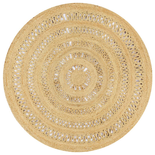 Teppich Handgefertigt Geflochten Jute 150 cm - Pazzar.ch