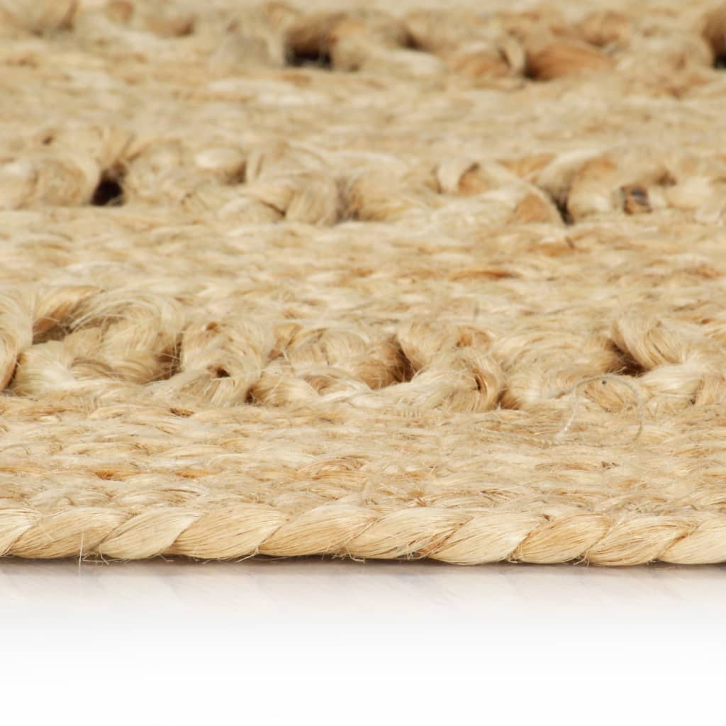 Teppich Handgefertigt Geflochten Jute 150 cm - Pazzar.ch