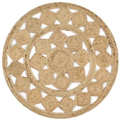 Teppich Handgefertigt Geflochten Jute 150 cm - Pazzar.ch