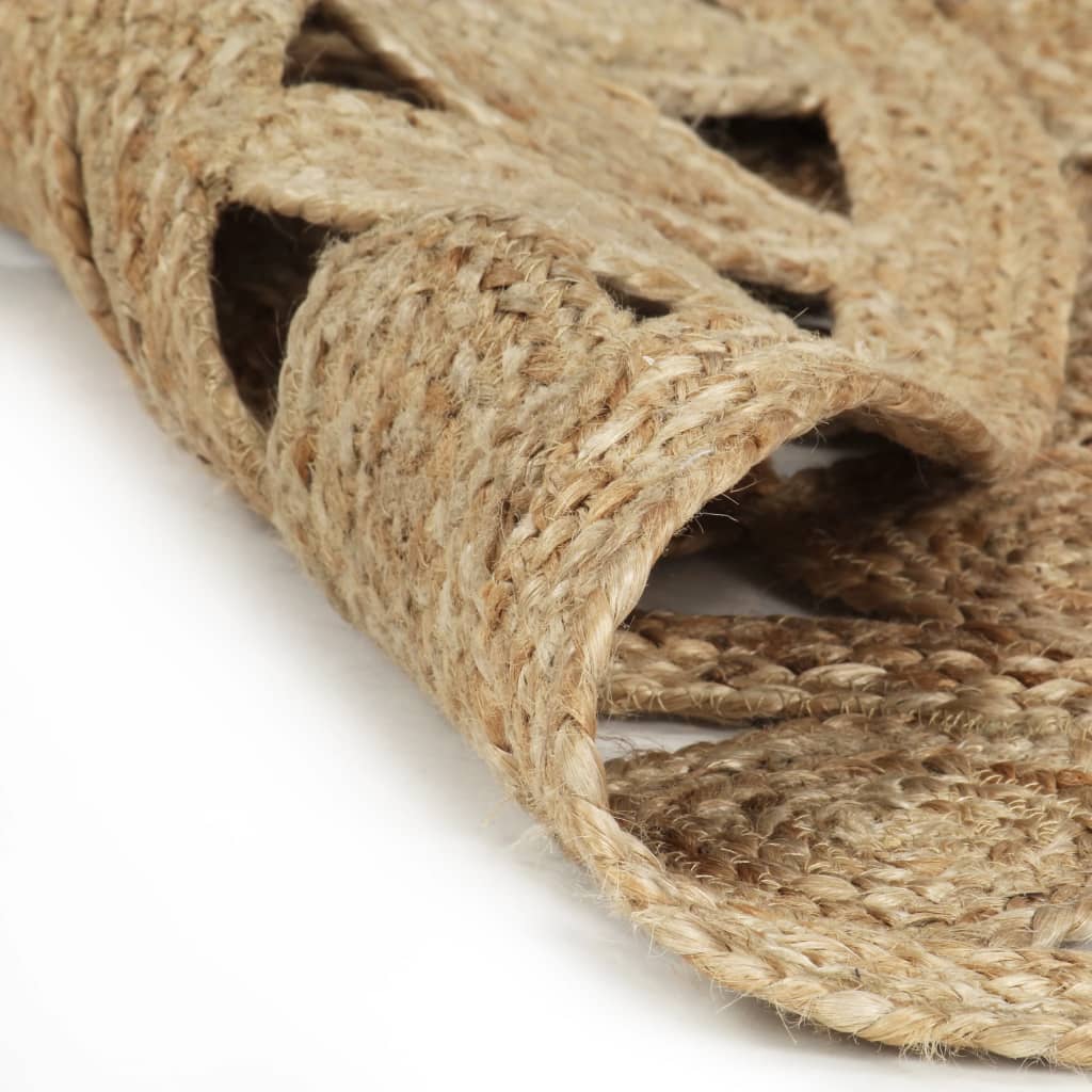 Teppich Handgefertigt Geflochten Jute 150 cm - Pazzar.ch