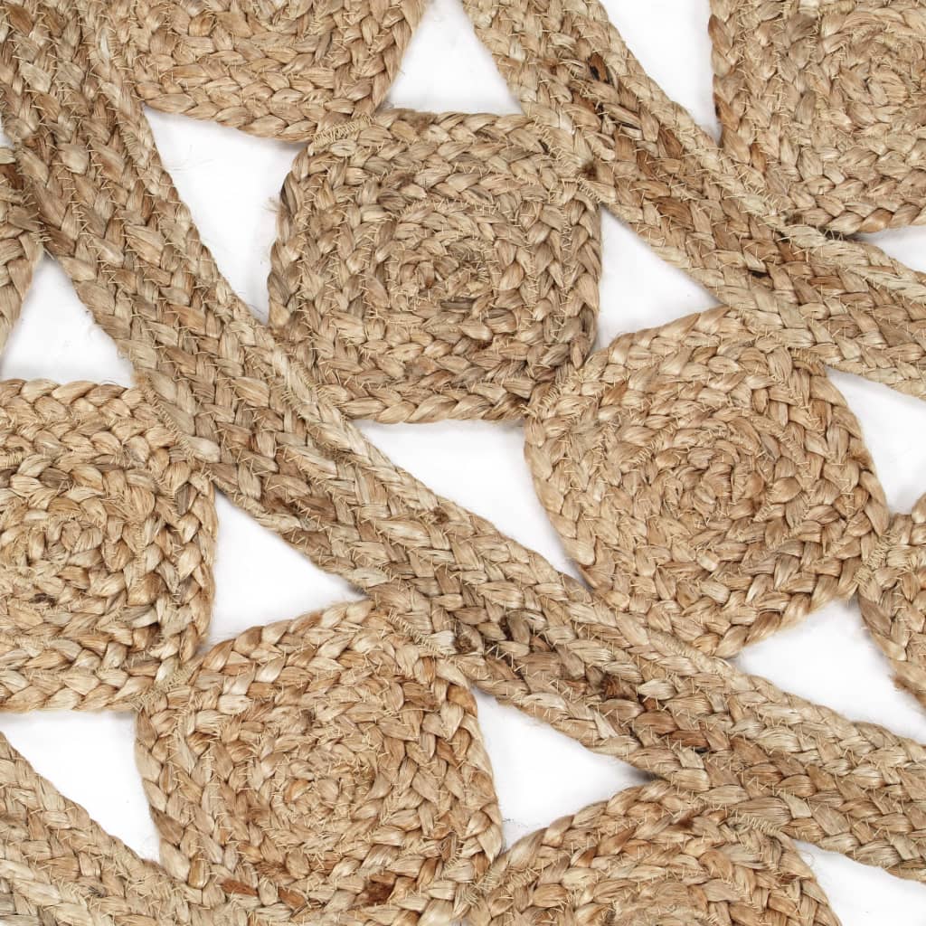 Teppich Handgefertigt Geflochten Jute 150 cm - Pazzar.ch