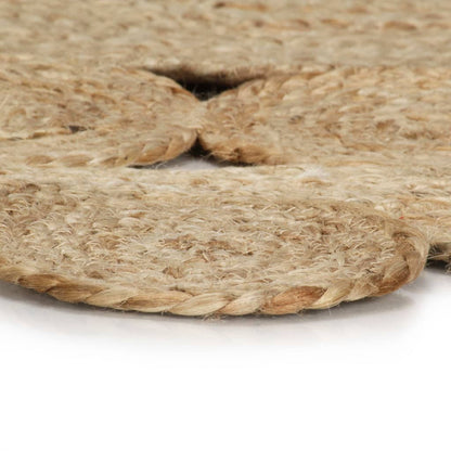 Teppich Handgefertigt Jute Geflochten 120 cm - Pazzar.ch