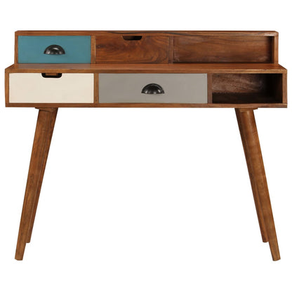Schreibtisch 110 x 50 x 90 cm Akazienholz Massiv - Pazzar.ch
