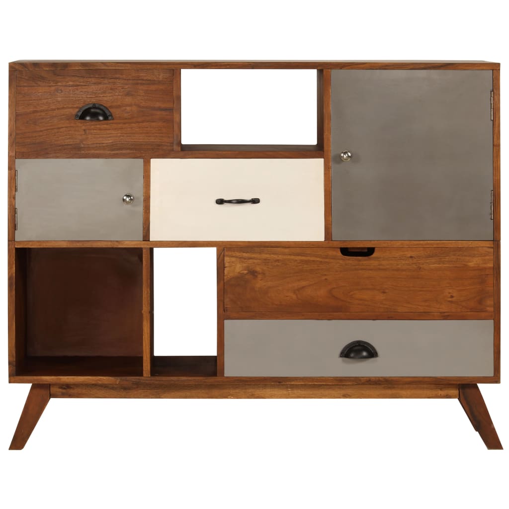Sideboard 115 x 35 x 86 cm Akazienholz Massiv - Pazzar.ch