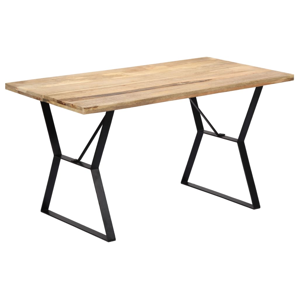Esstisch 140 x 80 x 76 cm Mango-Massivholz - Pazzar.ch