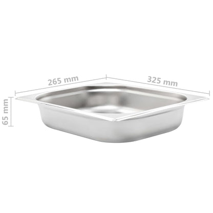 Gastronormbehälter 4 Stk. GN 1/2 65 mm Edelstahl - Pazzar.ch