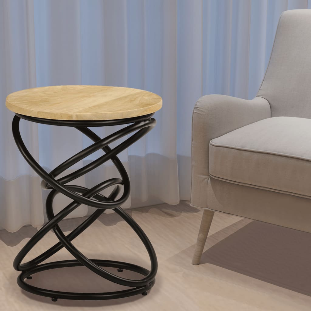 Beistelltisch Mango Massivholz 40×50 cm - Pazzar.ch