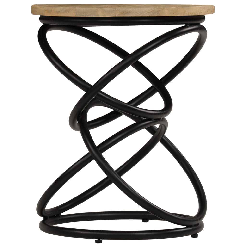 Beistelltisch Mango Massivholz 40×50 cm - Pazzar.ch