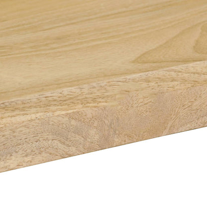 Esstisch 115 x 55 x 76 cm Massivholz Mango und Stahl - Pazzar.ch