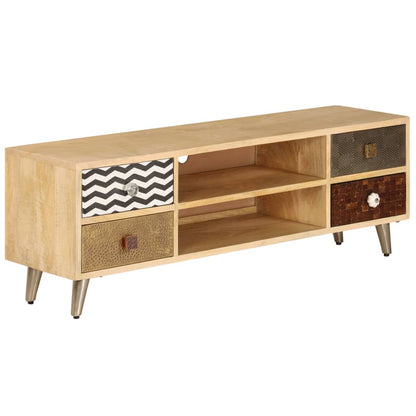 TV-Ablage 120 x 30 x 40 cm Massivholz Mango - Pazzar.ch