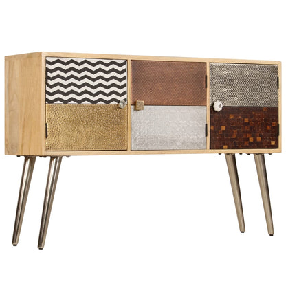 Sideboard 120 x 30 x 75 cm Massivholz Mango - Pazzar.ch