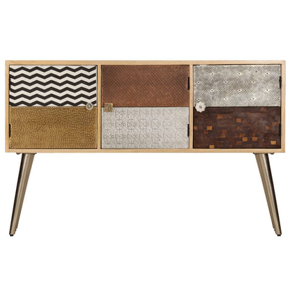 Sideboard 120 x 30 x 75 cm Massivholz Mango - Pazzar.ch