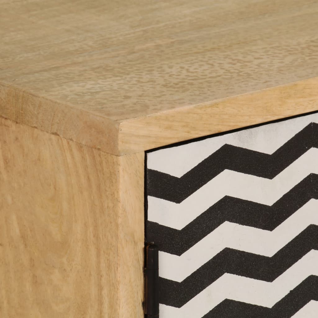 Sideboard 120 x 30 x 75 cm Massivholz Mango - Pazzar.ch