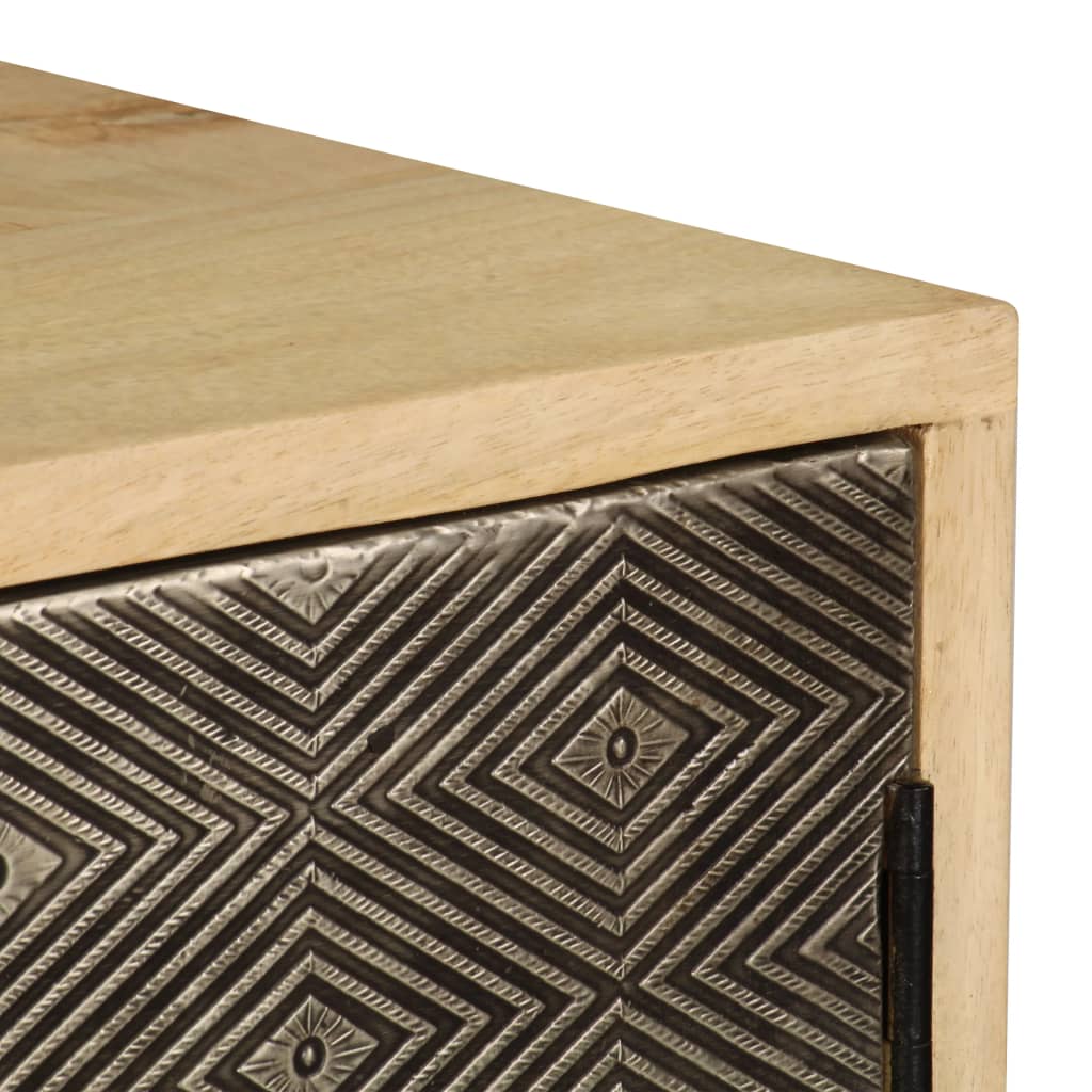 Sideboard 120 x 30 x 75 cm Massivholz Mango - Pazzar.ch