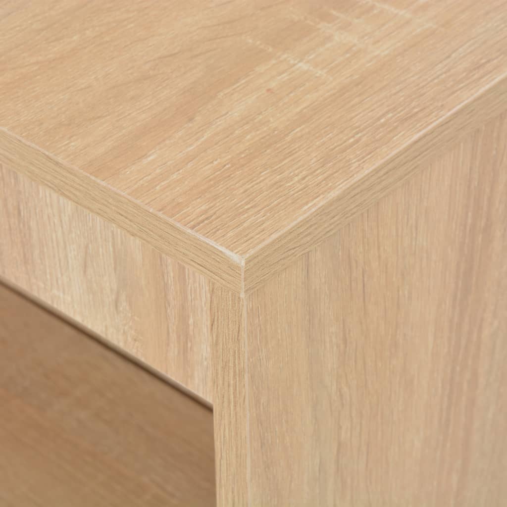 Bartisch mit Regal Eichenbraun 110x50x103 cm - Pazzar.ch