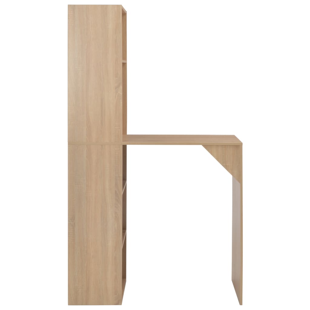 Bartisch mit Schrank Eichenoptik 115x59x200 cm - Pazzar.ch