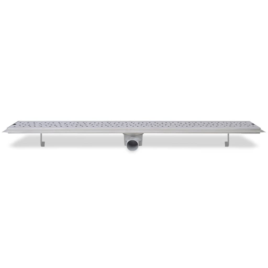 Lineare Duschrinnen 2 Stk. Blasen 1030 x 140 mm Edelstahl - Pazzar.ch
