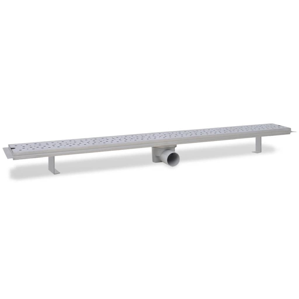 Lineare Duschrinnen 2 Stk. Blasen 1030 x 140 mm Edelstahl - Pazzar.ch