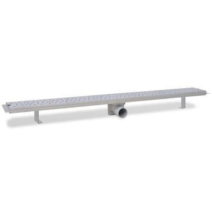 Lineare Duschrinnen 2 Stk. Blasen 1030 x 140 mm Edelstahl - Pazzar.ch