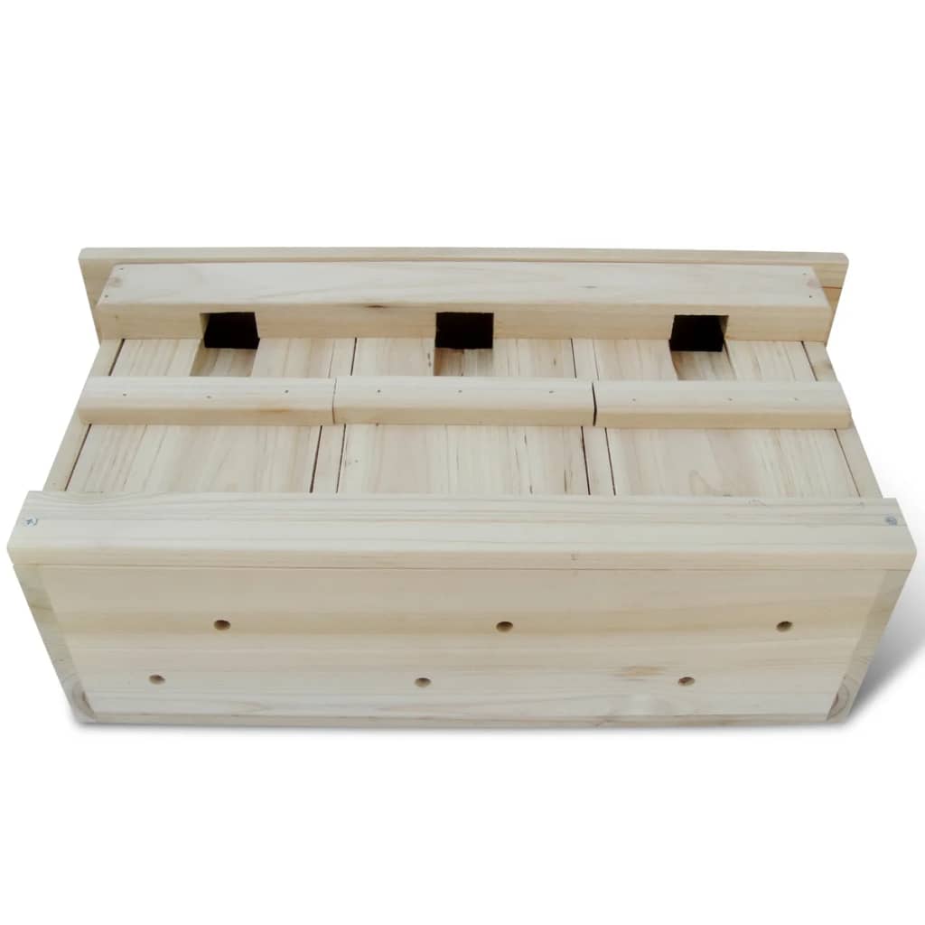 Spatzenhaus 2 Stk. Holz 44 x 15,5 x 21,5 cm - Pazzar.ch