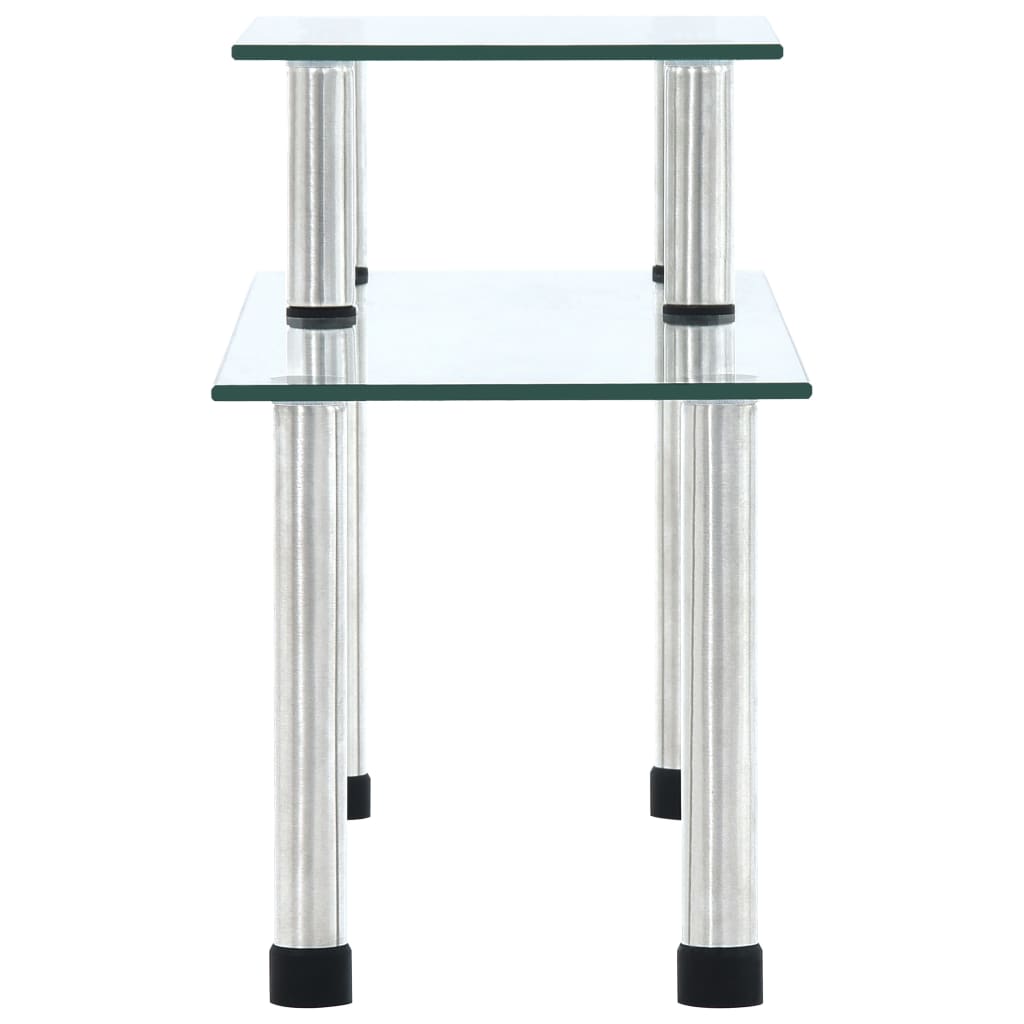 Küchenregal Transparent 45×16×26 cm Hartglas - Pazzar.ch