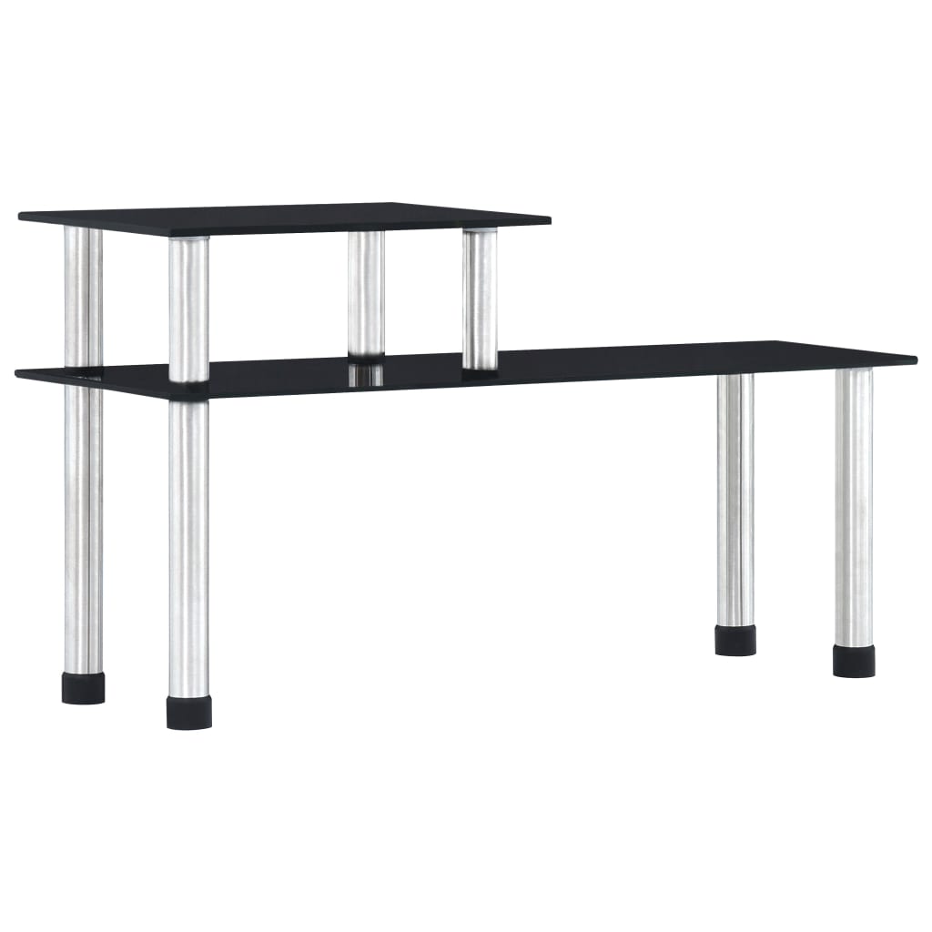 Küchenregal Schwarz 45×16×26 cm Hartglas - Pazzar.ch